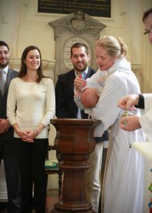 Rev. Susan Richardson baptism