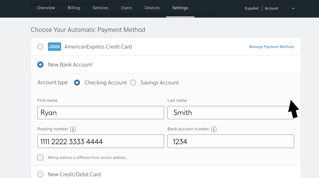 Using Xfinity My Account