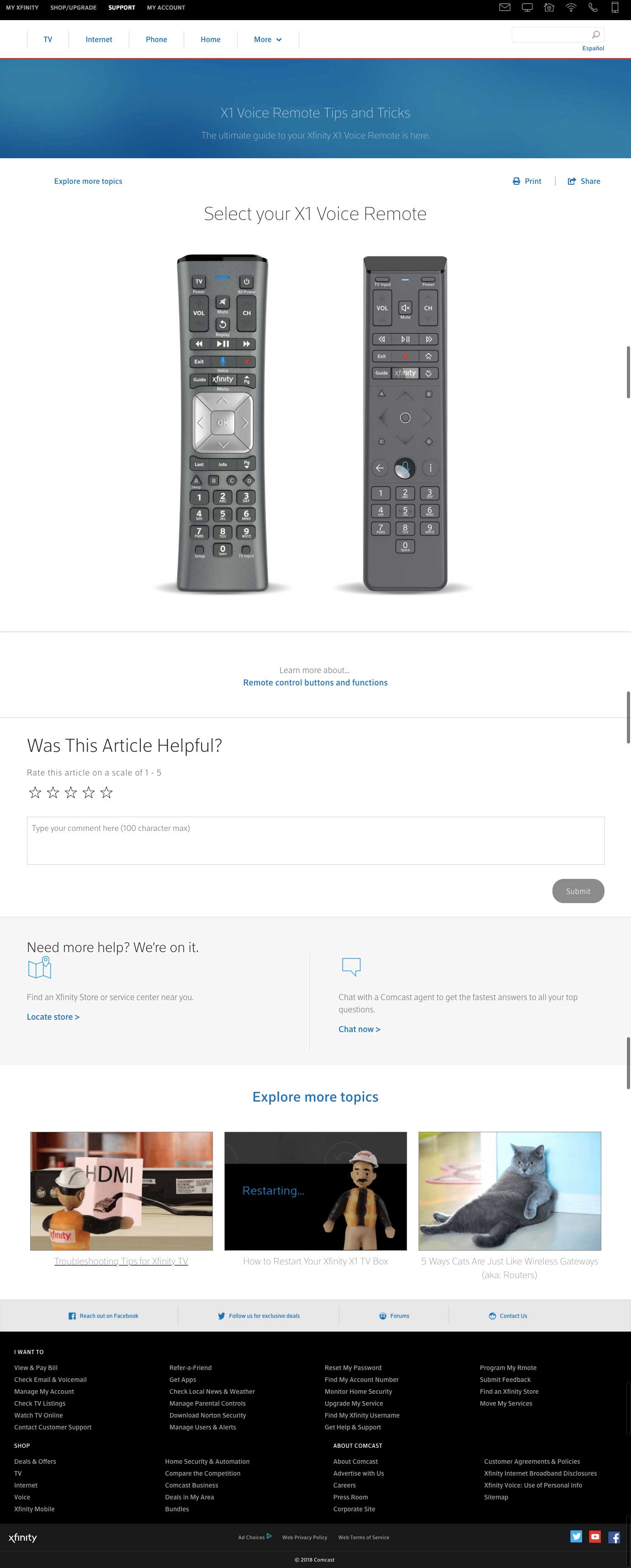 X1 Voice Remote tips and tricks
