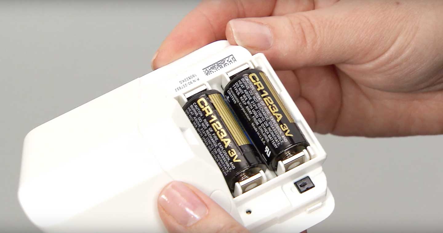 Xfinity Home Battery Replacement: Tyco XHS1-TY motion sensor