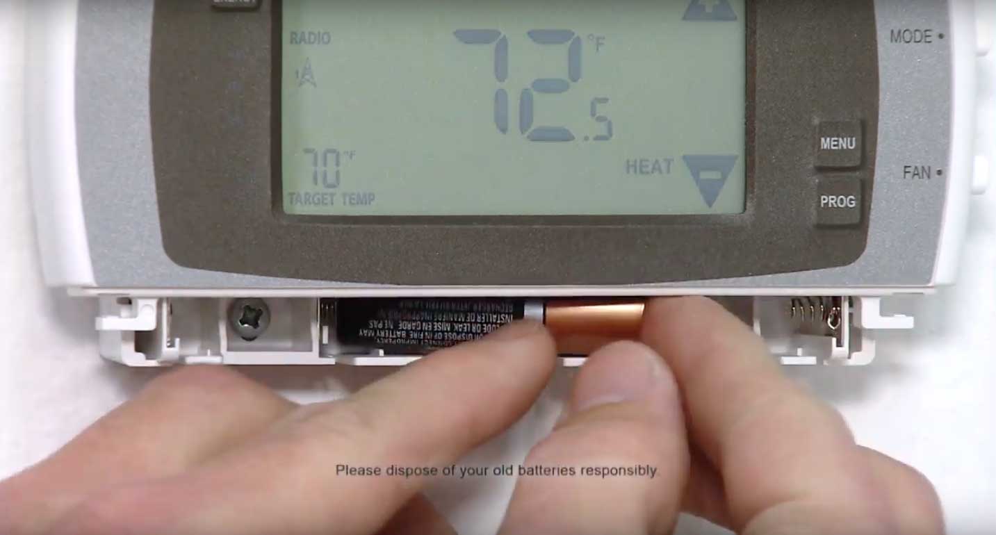 Xfinity Home Battery Replacement: RTCOA Thermostat