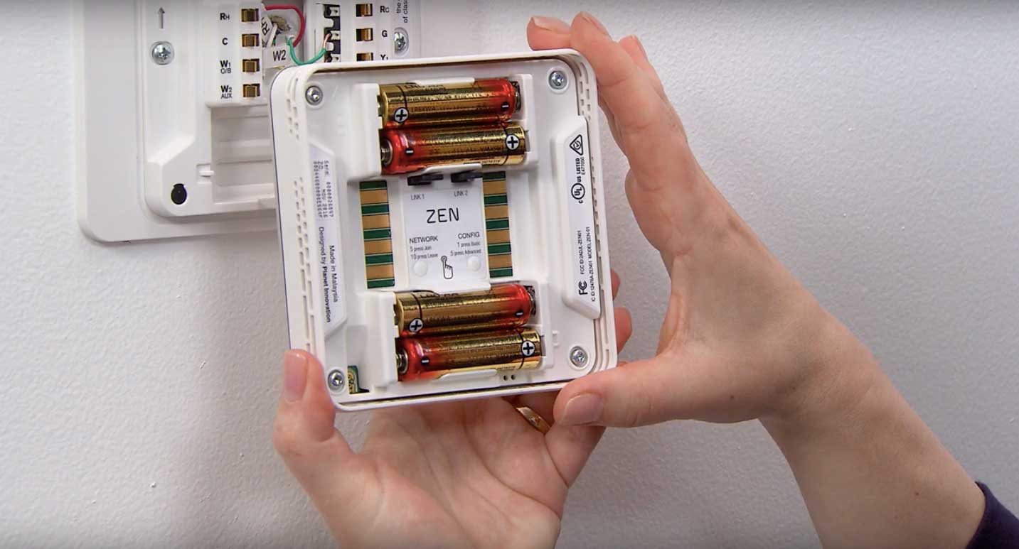 Xfinity Home Battery Replacement: Zen Thermostat