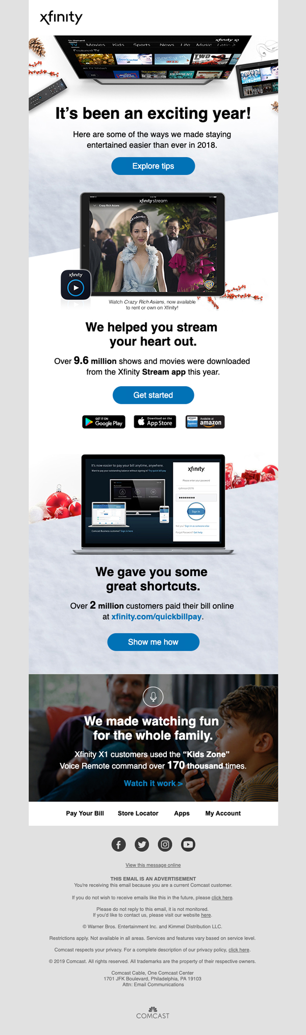 We made simple something to celebrate