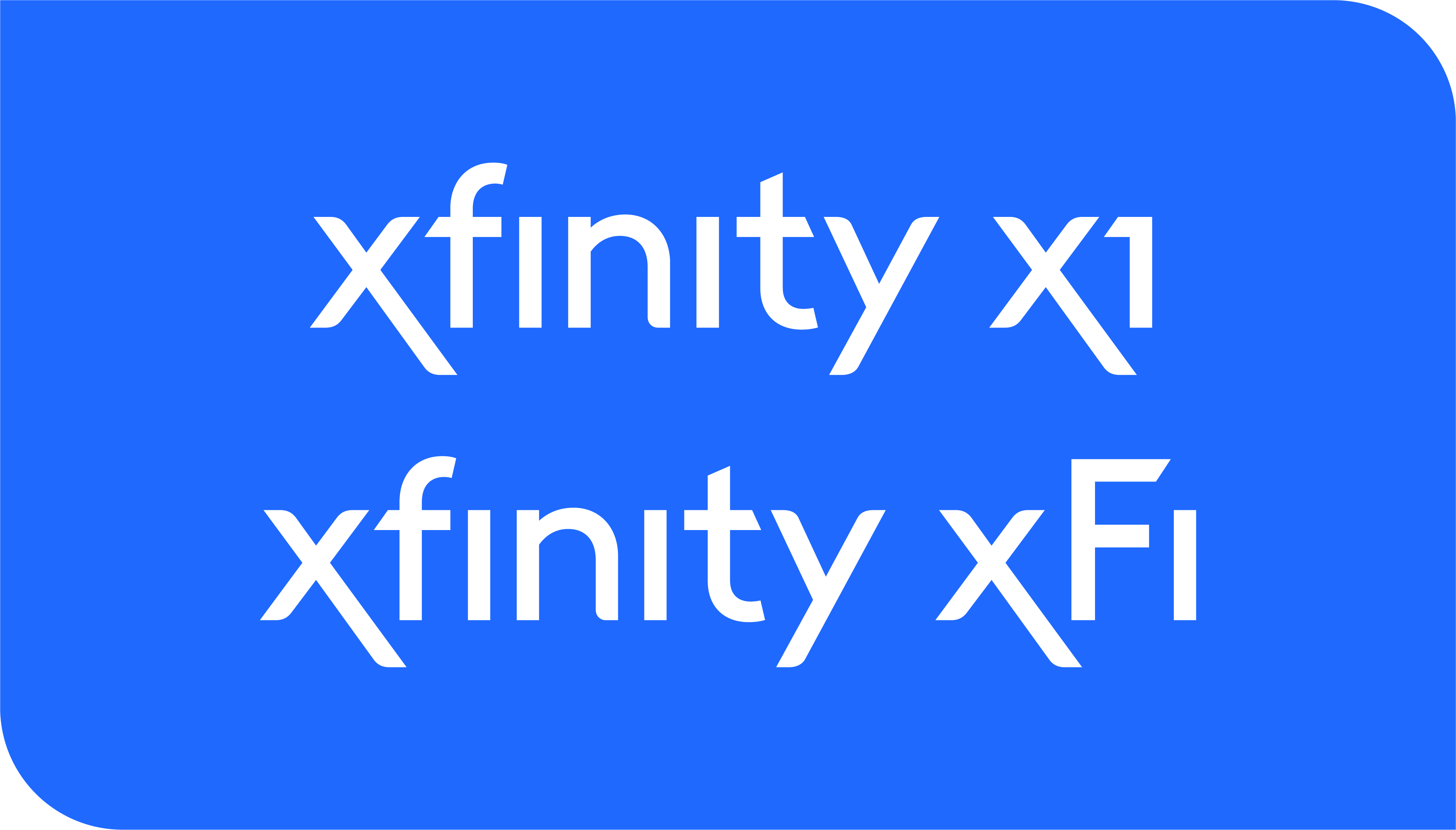 Xfinity Sub-Brand Logos