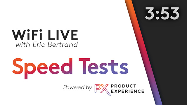 Watch WiFi Live Speed Tests Video