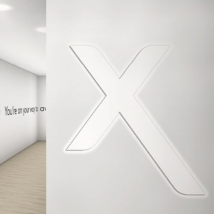 Our X used as a feature wall