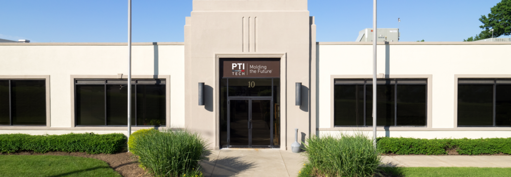 Photo of front of PTI building