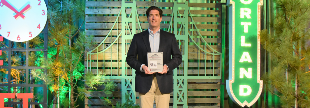 CEO Neal Goldenberg Accepts Award in International Design Competition