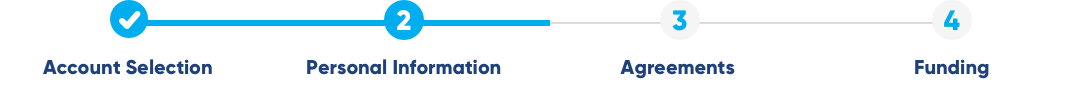 Progress Tracker - 2. Personal Information